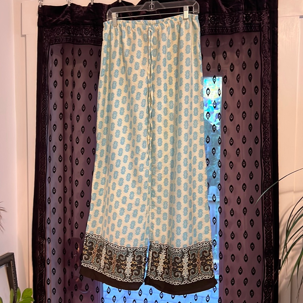 Printed Polyester Pants